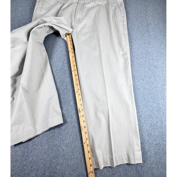 Polo Ralph Lauren Preston Pants Mens 42x32 (27") Khaki Tan Cotton Chino - Picture 7 of 9